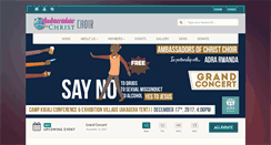 Desktop Screenshot of ambassadorsofchristchoir.org